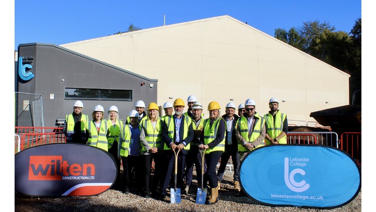 Leicester College breaks ground on new Aeronautical and Space Engineering Technology Centre 